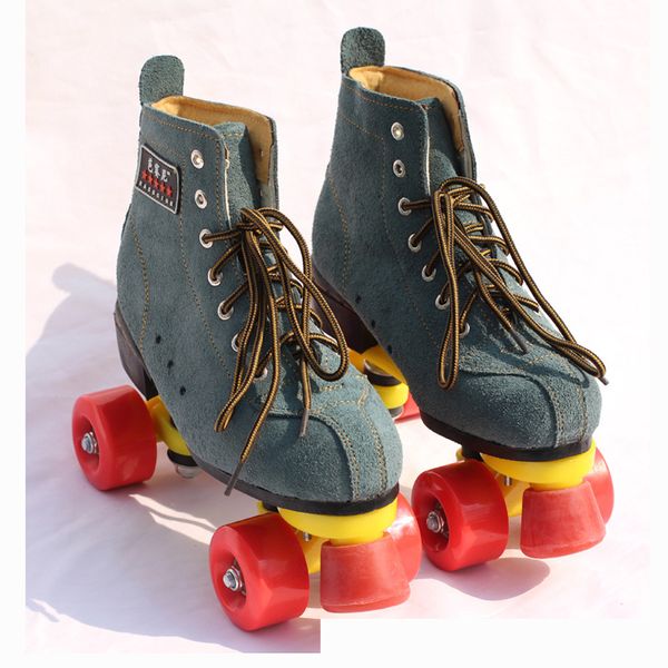 double line women men indoor quad parallel cow leather cowhide skates shoes boots 4 wheels pu brake wear-resisting lace-up
double line women men indoor quad parallel cow leather cowhide skates shoes boots 4 wheels pu brake wear-resisting lace-up