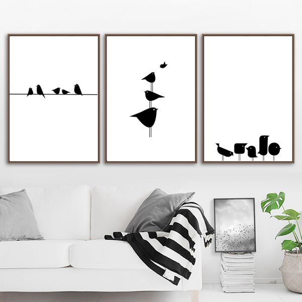 canvas painting posters and prints black white bird line wall art kids room nordic poster wall pictures for living room decor
canvas painting posters and prints black white bird line wall art kids room nordic poster wall pictures for living room decor