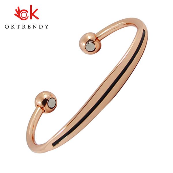 oktrendy women copper bracelet with magnets 3000 gauss with 2 pcs magnets japanese magnetic cuff bracelet 2019, Black
oktrendy women copper bracelet with magnets 3000 gauss with 2 pcs magnets japanese magnetic cuff bracelet 2019, Black