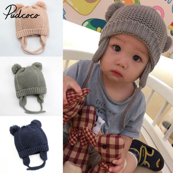 pudcoco 2020 baby hat children winter hats for girls or boys cotton thick warm knitted ears beanie fur pompom cap drop shipping, Yellow
pudcoco 2020 baby hat children winter hats for girls or boys cotton thick warm knitted ears beanie fur pompom cap drop shipping, Yellow