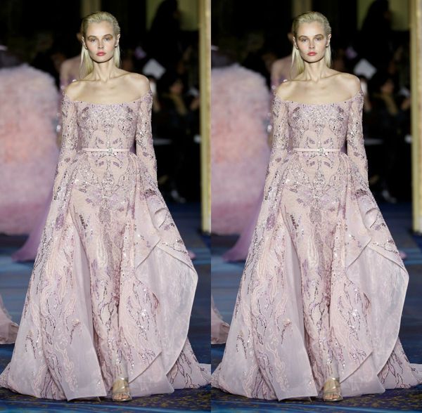 zuhairmurad customized mermaid evening dresses off shoulder long sleeve formal dress satin lace sequins crystal sashes party bridesmaid gown, Black;red
zuhairmurad customized mermaid evening dresses off shoulder long sleeve formal dress satin lace sequins crystal sashes party bridesmaid gown, Black;red