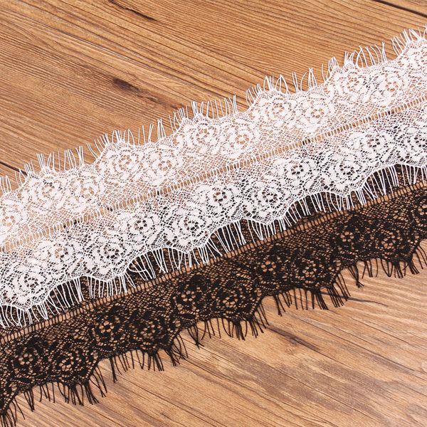 3meters/lot embroidered black white eyelash lace 10cm wide diy clothing wedding decoration lace fabric ribbon, Pink;blue
3meters/lot embroidered black white eyelash lace 10cm wide diy clothing wedding decoration lace fabric ribbon, Pink;blue