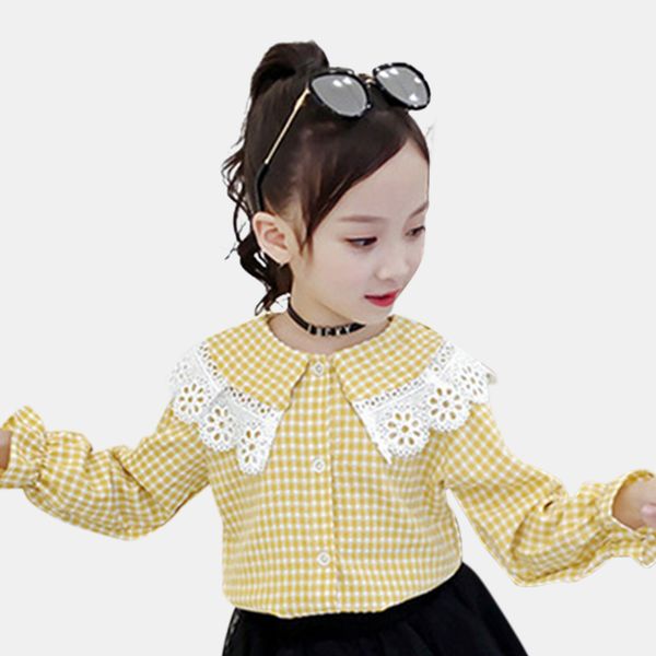 blouse for girls plaid kids blouse for girls lace turn down collar shirt autumn lolita clothes christmas, White;black
blouse for girls plaid kids blouse for girls lace turn down collar shirt autumn lolita clothes christmas, White;black