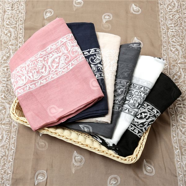 winter cotton linen scarf embroidery muslim wrap headband shawl scarf plain pashmina 9 colors scarves for women mixed color ing, Blue;gray
winter cotton linen scarf embroidery muslim wrap headband shawl scarf plain pashmina 9 colors scarves for women mixed color ing, Blue;gray