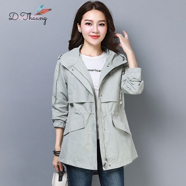 jacket women spring autumn 2019 new loose casual medium long female windbreaker quality hooded ladies outerwear shirt qw044, Tan;black
jacket women spring autumn 2019 new loose casual medium long female windbreaker quality hooded ladies outerwear shirt qw044, Tan;black