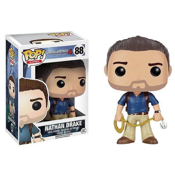 

adorable funko pop uncharted 4 nathan drake 88# pvc action figure collectible model toys for chlidren