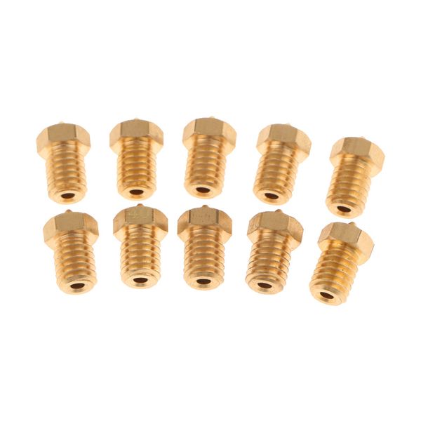 10pcs 0.4mm extruder nozzle printhead for v6 nd 1.75mm filament 3d printer
10pcs 0.4mm extruder nozzle printhead for v6 nd 1.75mm filament 3d printer