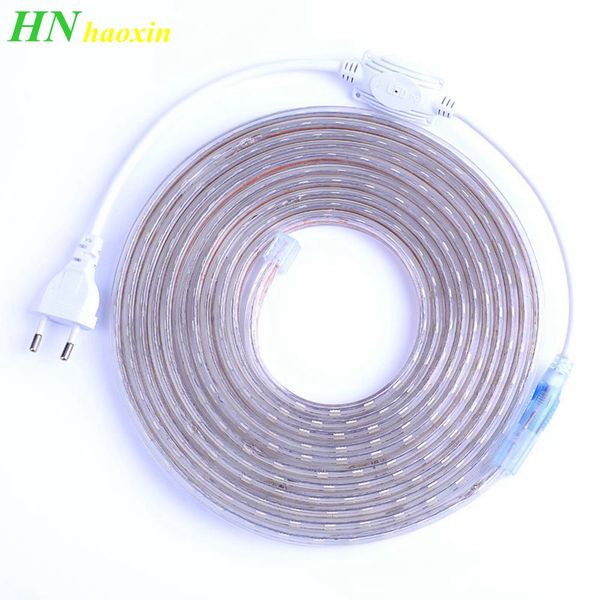 haoxin smd 5050 ac220v led strip flexible light 60leds/m waterproof led tape led light with power plug
haoxin smd 5050 ac220v led strip flexible light 60leds/m waterproof led tape led light with power plug