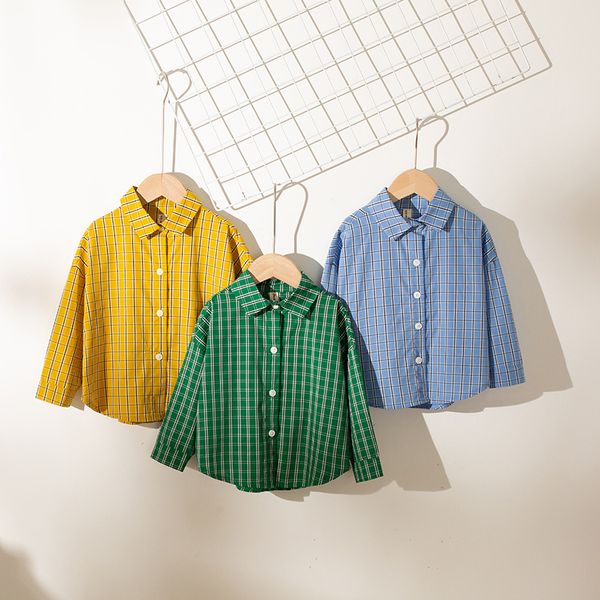 2020 spring new products korean-style children long-sleeved shirt men and women children plaid base lapel shirt college style to, White;black
2020 spring new products korean-style children long-sleeved shirt men and women children plaid base lapel shirt college style to, White;black