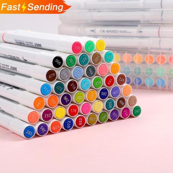 jianwu 12pcs 24pcs 36pcs 48pcs creative double-headed oil marker pen student art painting pen school supplies
jianwu 12pcs 24pcs 36pcs 48pcs creative double-headed oil marker pen student art painting pen school supplies