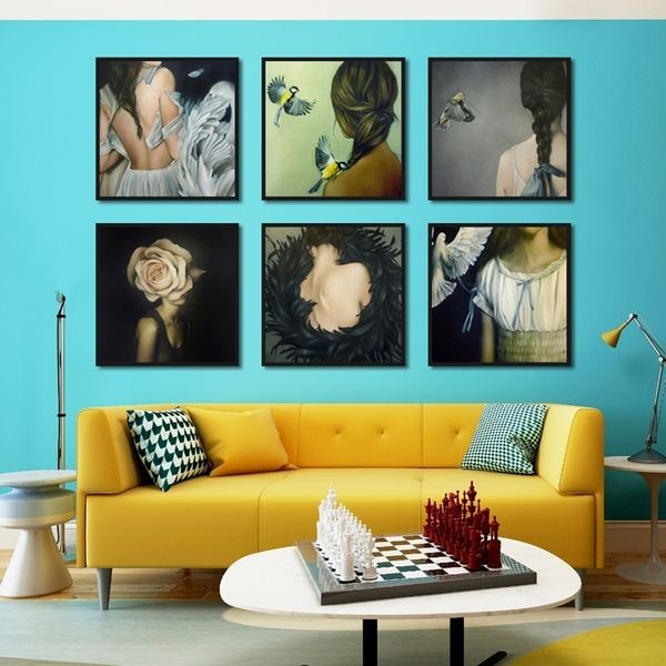 nordic feather woman canvas art oil painting corridor porch wall picture posters & prints for living room bedroom home decoration
nordic feather woman canvas art oil painting corridor porch wall picture posters & prints for living room bedroom home decoration