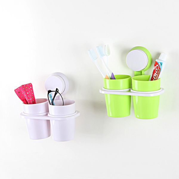 kitchen bathroom accessories powerful suction toothbrush holder 2 cups wash gargle suit high quality
kitchen bathroom accessories powerful suction toothbrush holder 2 cups wash gargle suit high quality