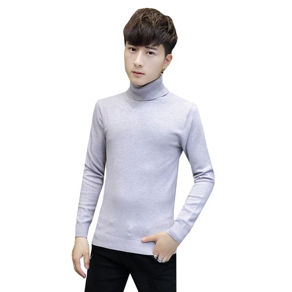 menne men's solid color high collar classic sweater shirt sweater men, White;black
menne men's solid color high collar classic sweater shirt sweater men, White;black