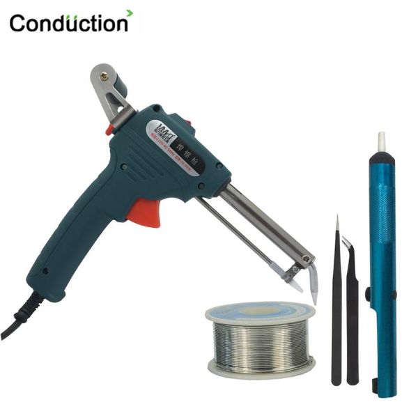 110v/220v 60w tin soldering iron pump welding tool handheld electric soldering iron eu/us /uk plug automatic send tin gun set
110v/220v 60w tin soldering iron pump welding tool handheld electric soldering iron eu/us /uk plug automatic send tin gun set