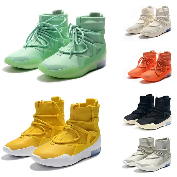 luxury designer fog fear of god 1 casual boots light bone vintage black volt green bright yellow mens sports running jogging air shoes, White;red
luxury designer fog fear of god 1 casual boots light bone vintage black volt green bright yellow mens sports running jogging air shoes, White;red