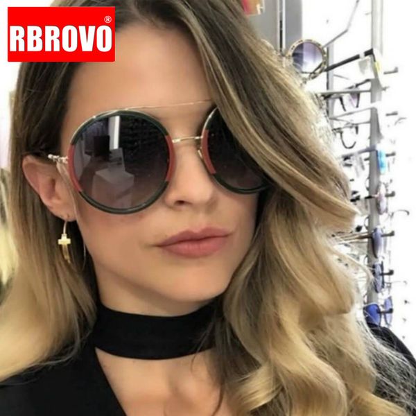rbrovo 2020 round sunglasses women vintage large frame shopping eyeglasses men uv400 street beat retro gafas, White;black
rbrovo 2020 round sunglasses women vintage large frame shopping eyeglasses men uv400 street beat retro gafas, White;black