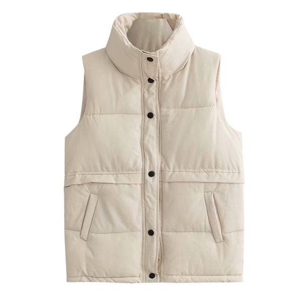 jaycosin women's vest coat fashion autumn winter button pockets solid short outerwear vests female cotton jackets loose stand, Black;white
jaycosin women's vest coat fashion autumn winter button pockets solid short outerwear vests female cotton jackets loose stand, Black;white