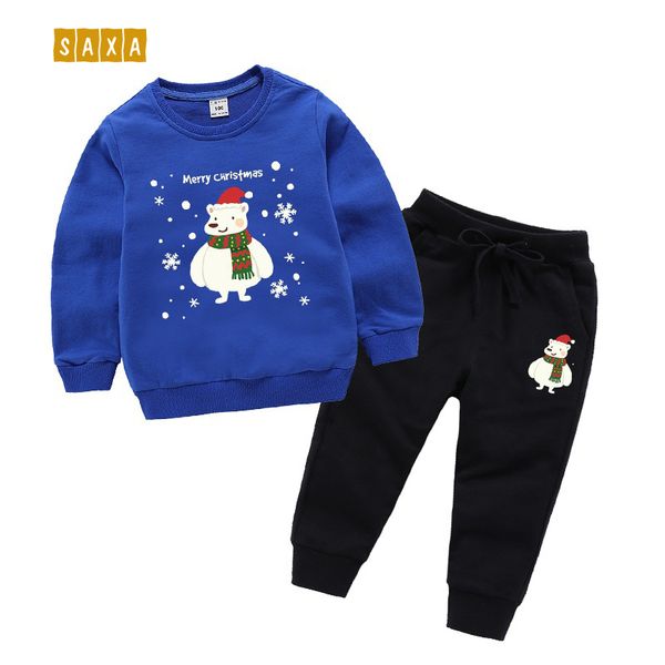 girl suit spring and autumn new 100% cotton cartoon children's suit boy snowman pattern christmas sweatshirt + pants, White
girl suit spring and autumn new 100% cotton cartoon children's suit boy snowman pattern christmas sweatshirt + pants, White