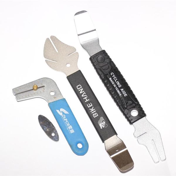 bicycle brake rotor tool adjustor and brake pads split seperate