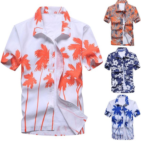 plus size hawaiian summer shirts men buttons turn down short sleeve shirt men's clothes for beach travel, White;black
plus size hawaiian summer shirts men buttons turn down short sleeve shirt men's clothes for beach travel, White;black