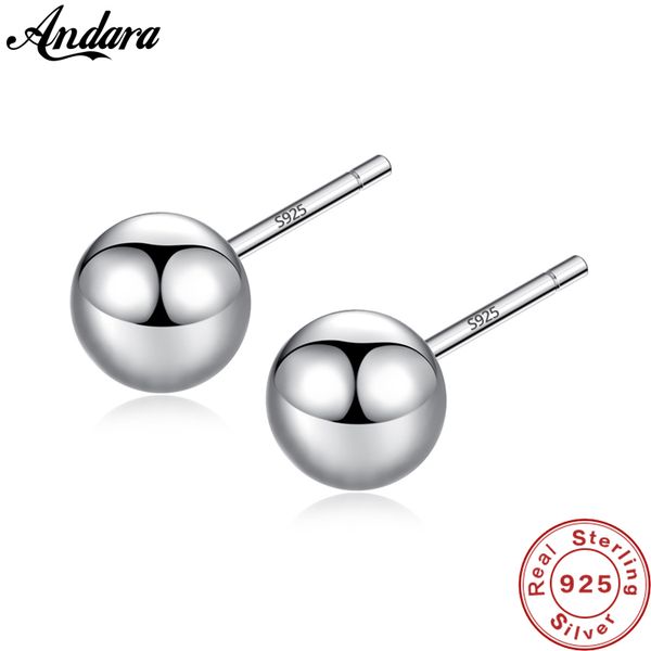 real 100% 925 sterling silver stud earrings minimalist round ball small bead stud earrings for women jewelry gift, Golden;silver
real 100% 925 sterling silver stud earrings minimalist round ball small bead stud earrings for women jewelry gift, Golden;silver