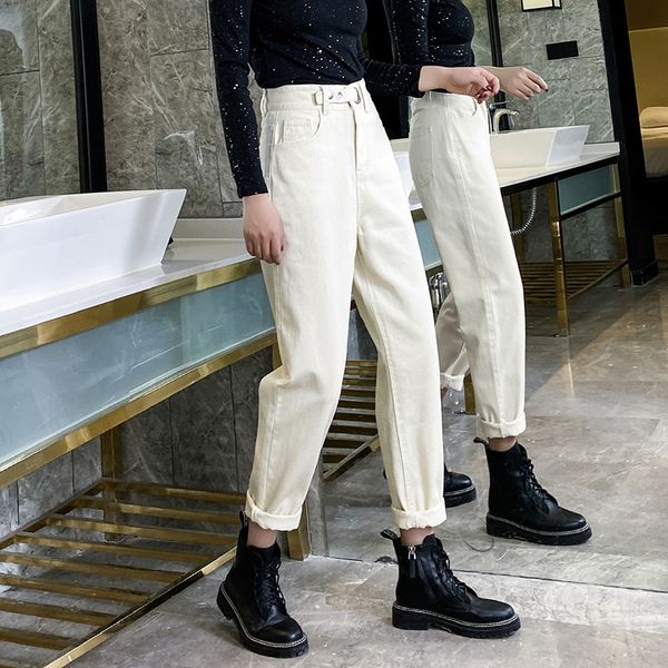 februaryfrost women simple ripped jeans with zipper high waisted denim pants boyfriend new fashion harem pants, Blue
februaryfrost women simple ripped jeans with zipper high waisted denim pants boyfriend new fashion harem pants, Blue