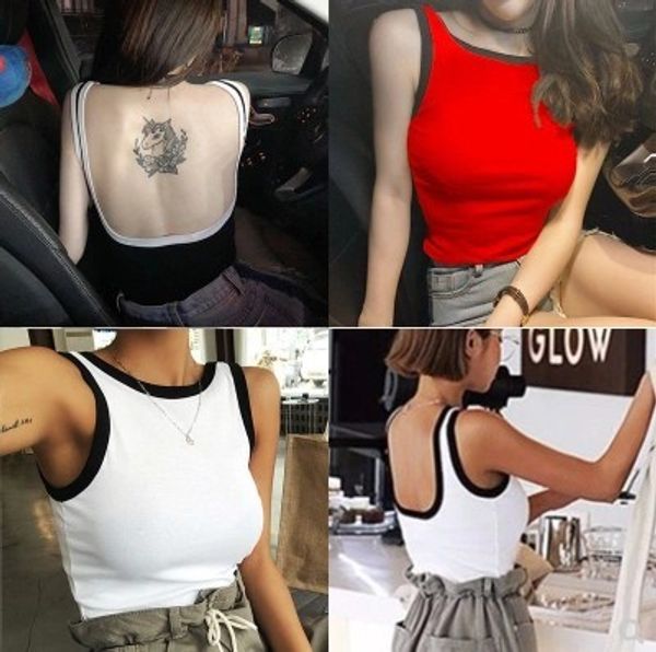 women's tanks & camis hong kong flavor big lu back female summer outfit wear code js leakage small sling heart tide, White
women's tanks & camis hong kong flavor big lu back female summer outfit wear code js leakage small sling heart tide, White