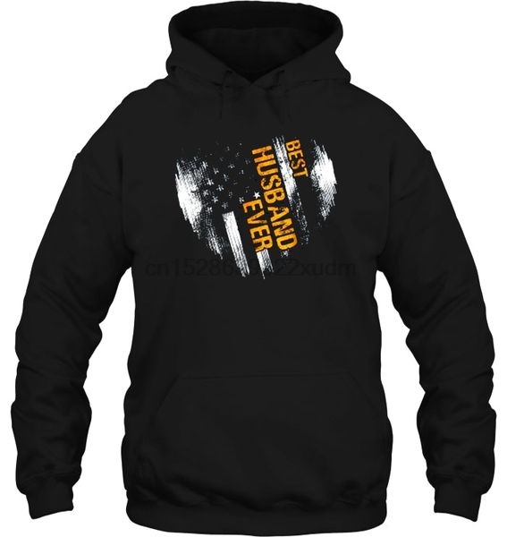 men hoodie husband ever american flag version2 women streetwear, Black 
men hoodie husband ever american flag version2 women streetwear, Black