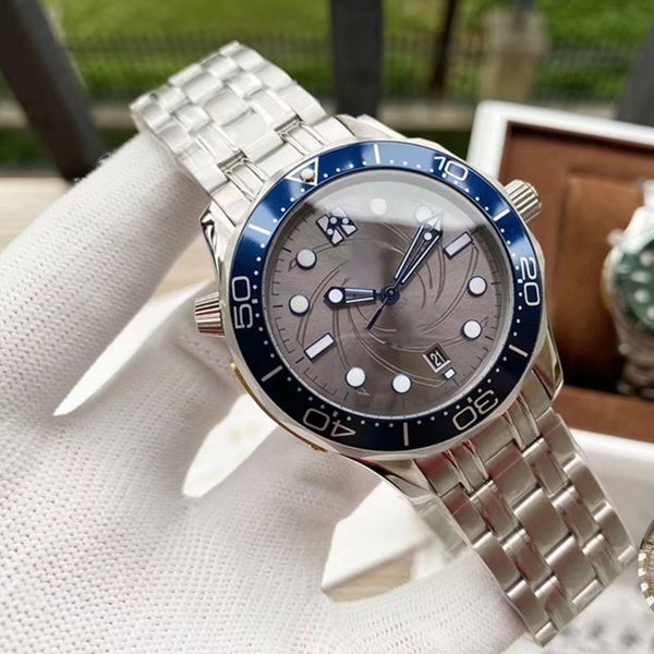 new version men's diver limited edition master chronometer james bond automatic movement watch rubber stainless steel watches, Slivery;brown
new version men's diver limited edition master chronometer james bond automatic movement watch rubber stainless steel watches, Slivery;brown