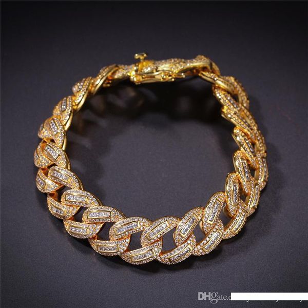 yellow gold plated full cz luxury men bling miami cuban link chain bracelet for men nice gift, Black
yellow gold plated full cz luxury men bling miami cuban link chain bracelet for men nice gift, Black