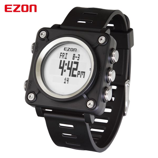 ezon l012 men's fashion casual square digital watch outdoor sports waterproof multi-functional satch compass watches, Slivery;brown
ezon l012 men's fashion casual square digital watch outdoor sports waterproof multi-functional satch compass watches, Slivery;brown