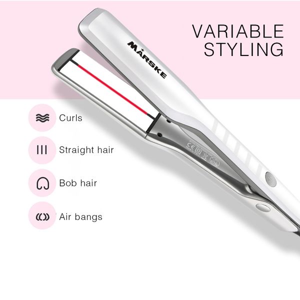 marske 2 in 1 straightening irons portable 5-speed thermostat ceramic coating hair straightener ceramic coating fit dry wet hair, Black
marske 2 in 1 straightening irons portable 5-speed thermostat ceramic coating hair straightener ceramic coating fit dry wet hair, Black