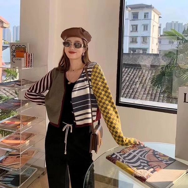 new fashion high waist jacket female autumn wild short harajuku style student long sleeve loose jacket panel coat, Black;brown
new fashion high waist jacket female autumn wild short harajuku style student long sleeve loose jacket panel coat, Black;brown