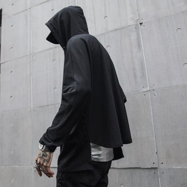 2019 spring men thin fashion oversize hooded jacket irregular hem design streetwear men vintage punk hip hop zipper jackets coat, Black;brown
2019 spring men thin fashion oversize hooded jacket irregular hem design streetwear men vintage punk hip hop zipper jackets coat, Black;brown