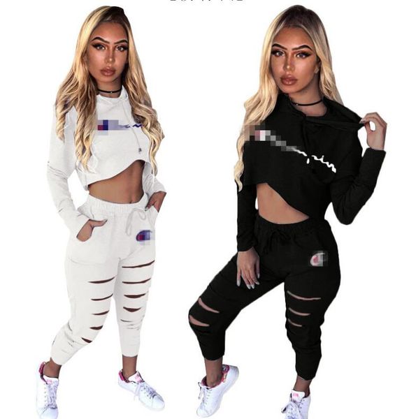 womens champions sport tracksuit hoodies + pants 2 piece woman set outfit hollow out solid color womens sweat suits sweatsuits clothes, White
womens champions sport tracksuit hoodies + pants 2 piece woman set outfit hollow out solid color womens sweat suits sweatsuits clothes, White