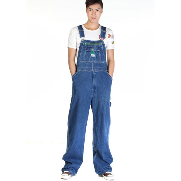 men's casual loose green zipper bib overalls male plus large size denim jumpsuits huge pants ing, Blue
men's casual loose green zipper bib overalls male plus large size denim jumpsuits huge pants ing, Blue