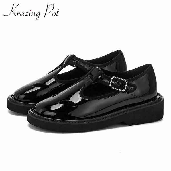 krazing pot mary janes vintage black colors genuine leather shoes buckle straps med heels round toe women breathable pumps l13
krazing pot mary janes vintage black colors genuine leather shoes buckle straps med heels round toe women breathable pumps l13