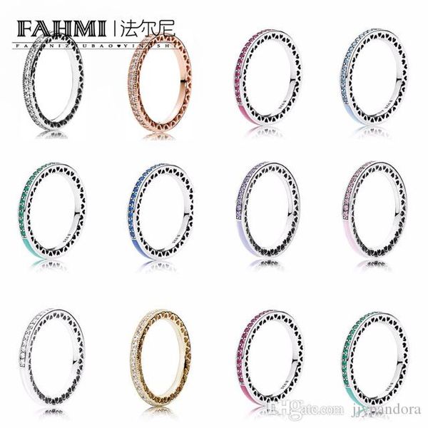 hywo genuine 925 sterling silver radiant hearts multicolor enamel wedding ring for women fine s925 rings jewelry gift jz006, Slivery;golden
hywo genuine 925 sterling silver radiant hearts multicolor enamel wedding ring for women fine s925 rings jewelry gift jz006, Slivery;golden