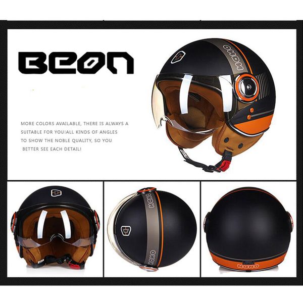 2019 new european ece certification beon retro half face motorcycle helmet abs motorbike electric bicycle helmets pc visor lens
2019 new european ece certification beon retro half face motorcycle helmet abs motorbike electric bicycle helmets pc visor lens