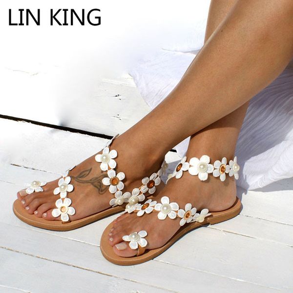 lin king plus size vintage floral women's sandals slip on rome flats sandals fashion anti skid summer shoes casual beach shoes, Black
lin king plus size vintage floral women's sandals slip on rome flats sandals fashion anti skid summer shoes casual beach shoes, Black