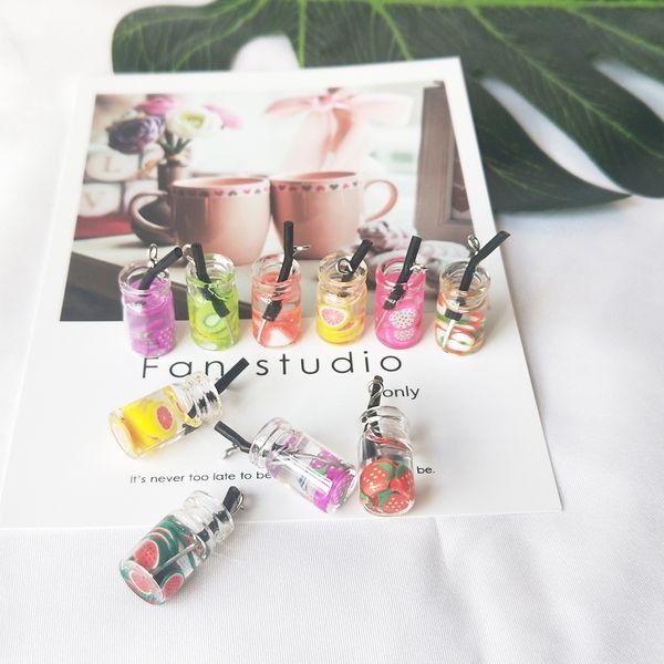 10pcs/lot fruit juice bottle design charms 3d resin fruit drink bottle pendants earring charm fashion jewelry accessories yz336, Bronze;silver
10pcs/lot fruit juice bottle design charms 3d resin fruit drink bottle pendants earring charm fashion jewelry accessories yz336, Bronze;silver
