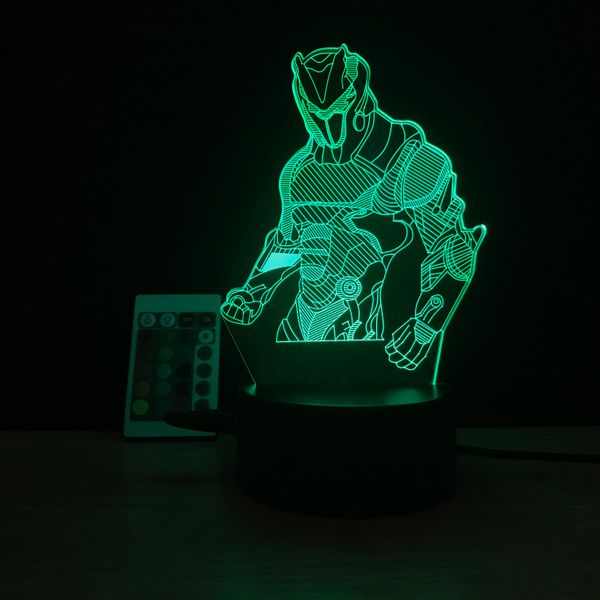 

Marvel Comics 3D Железный человек умный дом красочные Led 3d Night Light LED пульт дистанционного