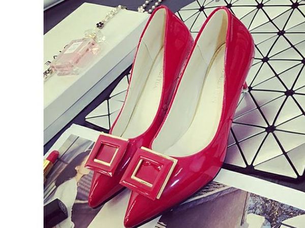 2019 women's shoes in spring and autumn with new style middle heel fine heel pointed end @2135, Black
2019 women's shoes in spring and autumn with new style middle heel fine heel pointed end @2135, Black