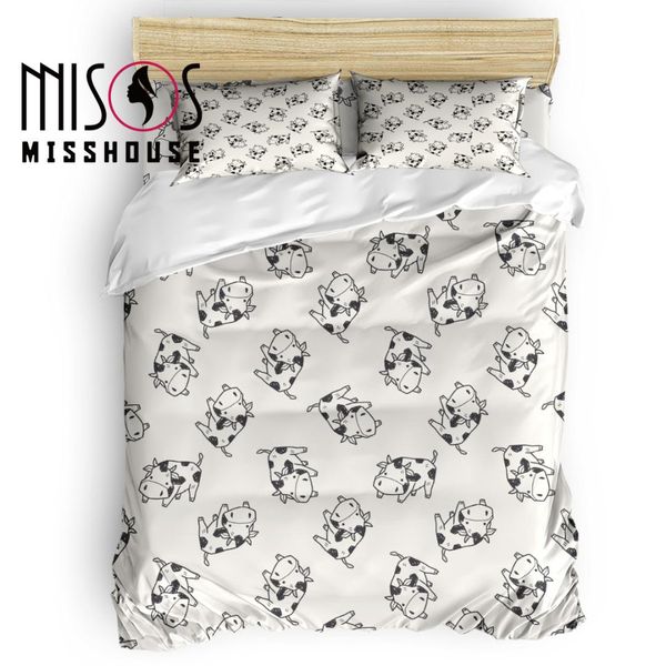 misshouse cartoon animal cute cow duvet cover set bed sheets comforter cover pillowcases 4pcs bedding sets
misshouse cartoon animal cute cow duvet cover set bed sheets comforter cover pillowcases 4pcs bedding sets