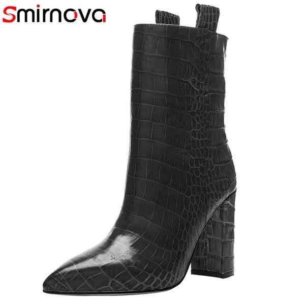 smirnova new arrive 2020 autumn boots for ladies pointed toe dress shoes female ankle boots wholesale fashion women's, Black
smirnova new arrive 2020 autumn boots for ladies pointed toe dress shoes female ankle boots wholesale fashion women's, Black