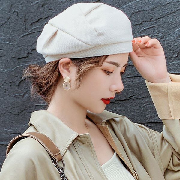 women wool beret for elegant lady winter female cotton hats plaid vintage octagonal casual boina autumn girl cap, Blue;gray
women wool beret for elegant lady winter female cotton hats plaid vintage octagonal casual boina autumn girl cap, Blue;gray