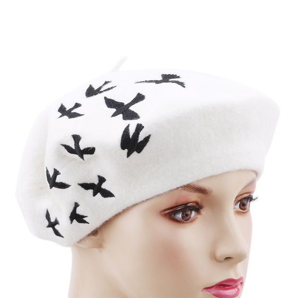 women winter fashion wool felt berets female stewardess hats spring women artist boina embroidery cap planas flat hat sale, Blue;gray
women winter fashion wool felt berets female stewardess hats spring women artist boina embroidery cap planas flat hat sale, Blue;gray