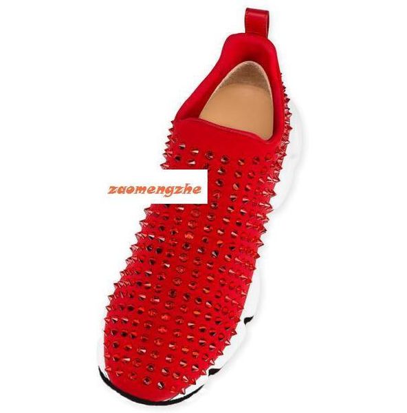 spike krystal sock donna flat 30mm height white snow black mat version loubi silver sneakers us 7 
spike krystal sock donna flat 30mm height white snow black mat version loubi silver sneakers us 7