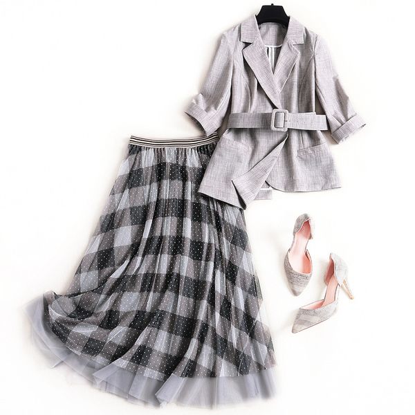 2020 весна женщины blazer юбка костюм дамы элегантная мода belted серый blazer с сетки юбка наборы два 2 шт серый, White;black
2020 весна женщины blazer юбка костюм дамы элегантная мода belted серый blazer с сетки юбка наборы два 2 шт серый, White;black