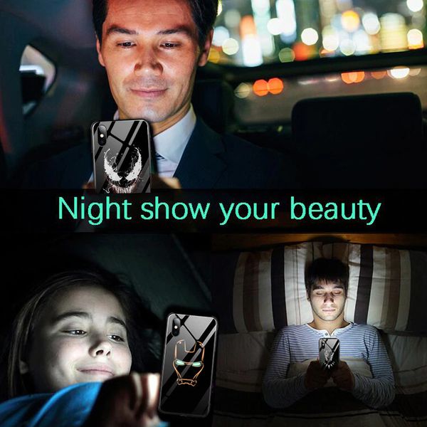 for iphone xs max xr phone case marvel luminous tempered glass 6 7 8 x plus venom spiderman soft edge cell phone cases
for iphone xs max xr phone case marvel luminous tempered glass 6 7 8 x plus venom spiderman soft edge cell phone cases